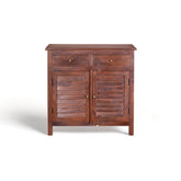 Kraft Bazaar Madrid Sideboard (S) in Walnut Finish 80x35x80Cm